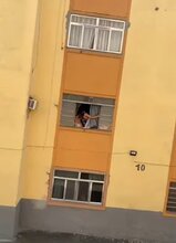 Moment Pregnant Woman Tries To Jump From Window While Being Beaten By Partner