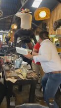 Cowboy And Trusted Horse Take Tumble In Packed Restaurant, Causing Carnage