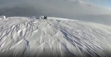 SNOW WAY HE SURVIVED THAT! Terrifying Footage Shows Skier Plunging In Avalanche