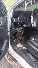  Inside Of Pickup Truck Melted After Being Zapped During Storm